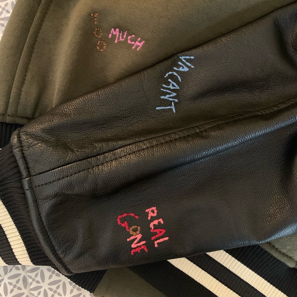 Coach Diary Script Varsity Jacket - image 4